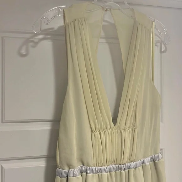 BCBGeneration dress, lime green and silver, size 6 - Picture 2 of 8